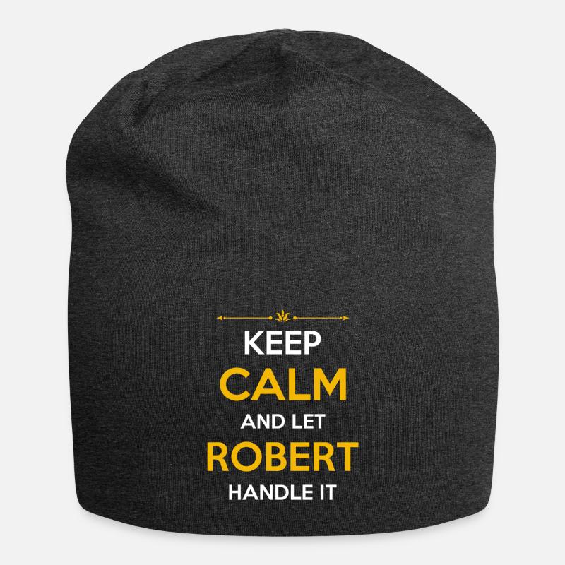 Robert Nom Cadeau - Bonnet en jersey - charbon