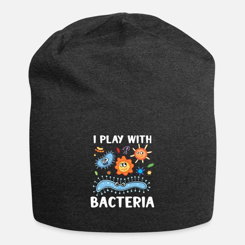 Microbiologist Microbiology Lab Staph Gift Idea - Jersey-Beanie - Anthrazit