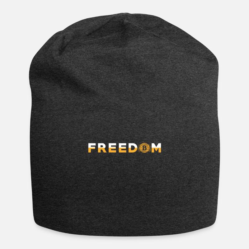 Bitcoin - Jersey-Beanie - Anthrazit