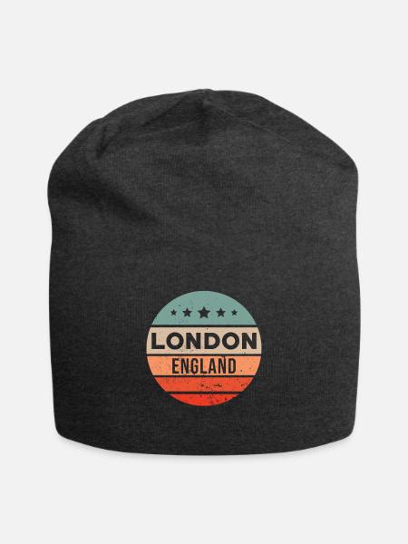 Londres - Bonnet en jersey - charbon