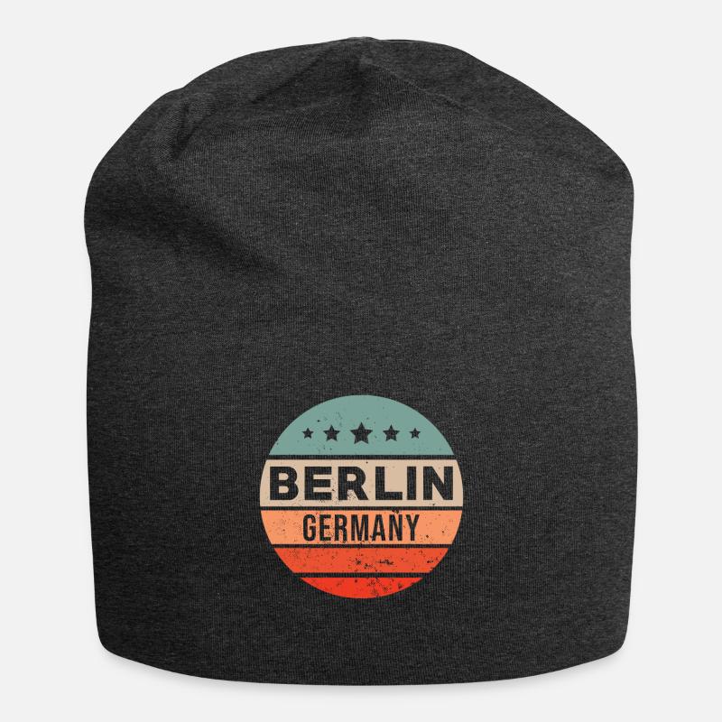 Berlin - Jersey-Beanie - Anthrazit