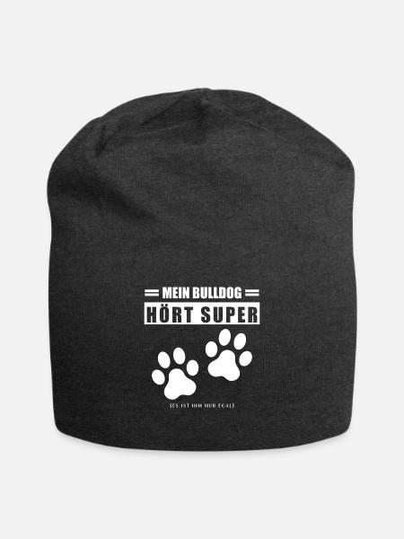 Bulldog - Jersey-Beanie - Anthrazit