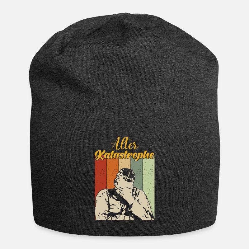 Alter Katastrophe - Jersey-Beanie - Anthrazit
