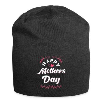 Mother's Day Mother's Day Greetings - Jersey Beanie - charcoal grey - Front