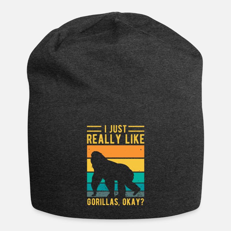 Gorilla - Jersey-Beanie - Anthrazit