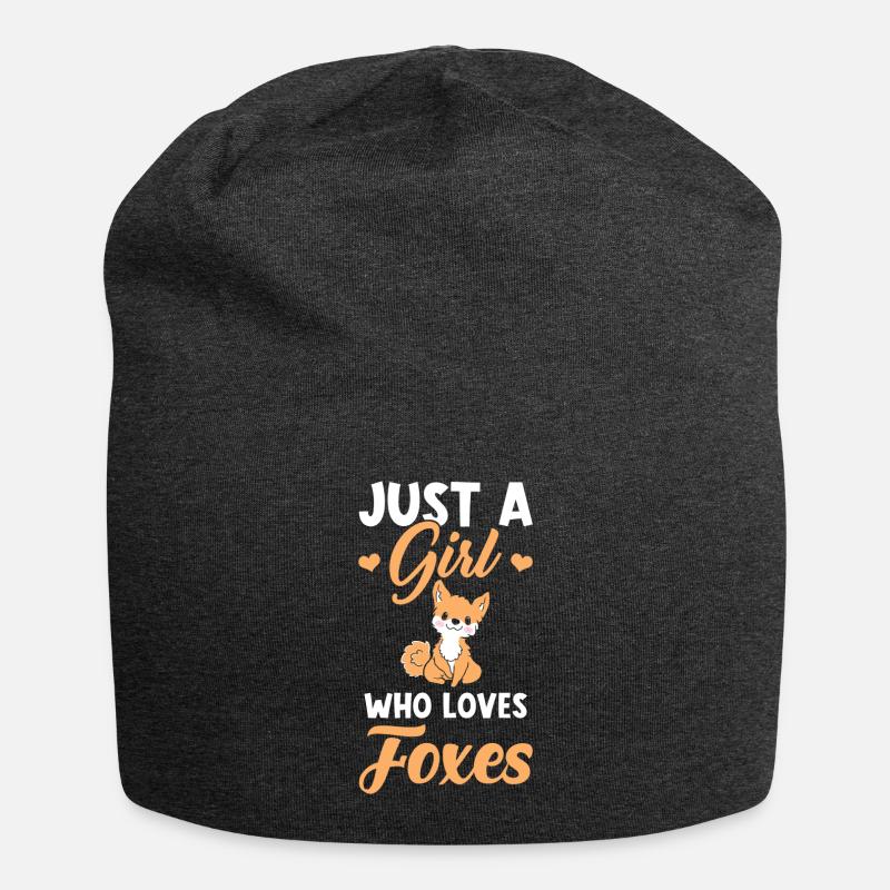 Fuchs niedlich - Jersey-Beanie - Anthrazit