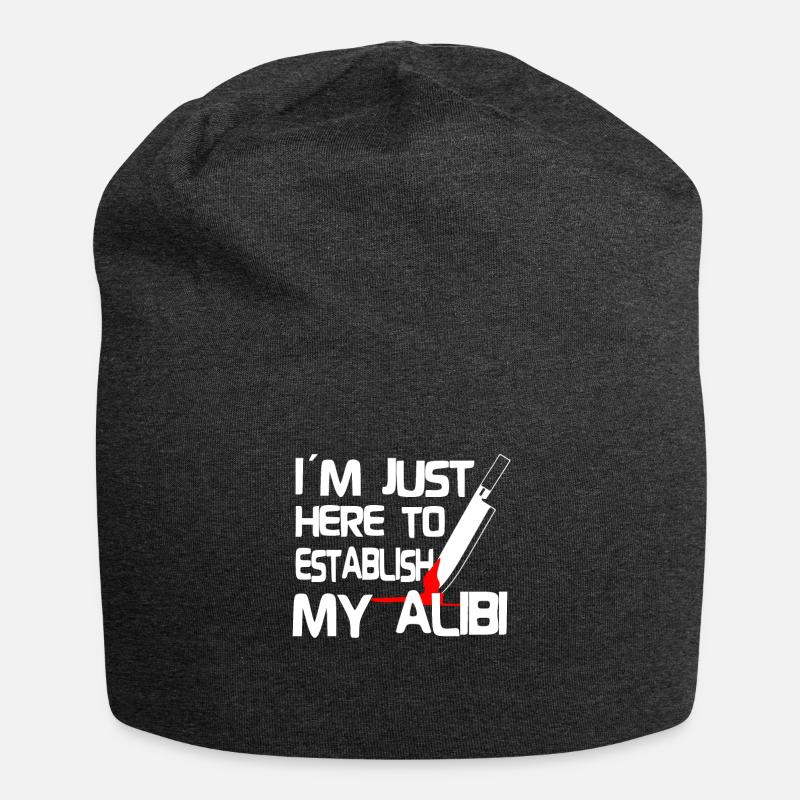 True Crime Detective Serial Killer Documentaries - Jersey-Beanie - Anthrazit