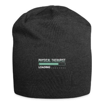 Physiotherapist Loading - Jersey Beanie - charcoal grey - Front