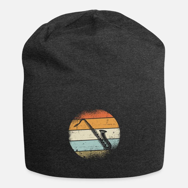 Saxophone - Jersey-Beanie - Anthrazit