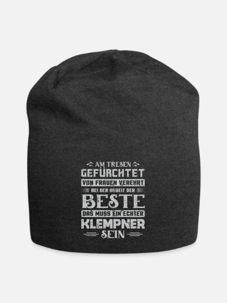 Heizungsbauer Heizungsbau Heizungsinstallateur - Jersey-Beanie - Anthrazit