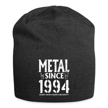 Metal Geschenk Geburstag Jahrgang 1994 - Jersey-Beanie - Anthrazit - Vorne