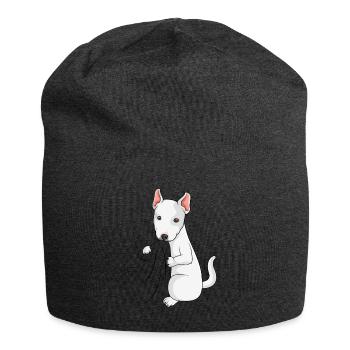 Bull Terrier Lovers Dogs Dear Bull Terrier - Jersey Beanie - charcoal grey - Front
