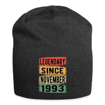 Birthday Retro November 1993 - Jersey Beanie - charcoal grey - Front