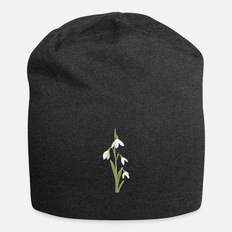 Perce-neige - Bonnet en jersey - charbon