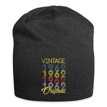 60ème Anniversaire Vintage 1962 Original - Bonnet en jersey - charbon - Devant