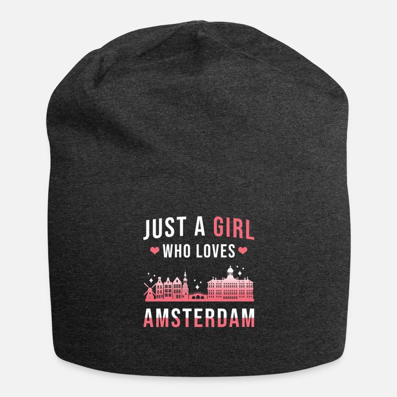Amsterdam - Jersey Beanie - charcoal grey