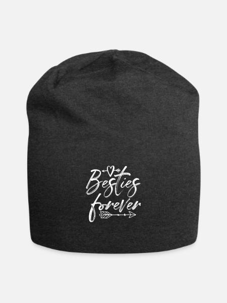Besties forever - Jersey-Beanie - Anthrazit