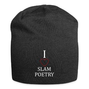 J’aime la poésie Slam - Bonnet en jersey - charbon - Devant