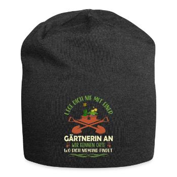 Garten Humor Gärtner Rente - Jersey-Beanie - Anthrazit - Vorne