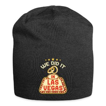 Las Vegas Wedding - Jersey Beanie - charcoal grey - Front