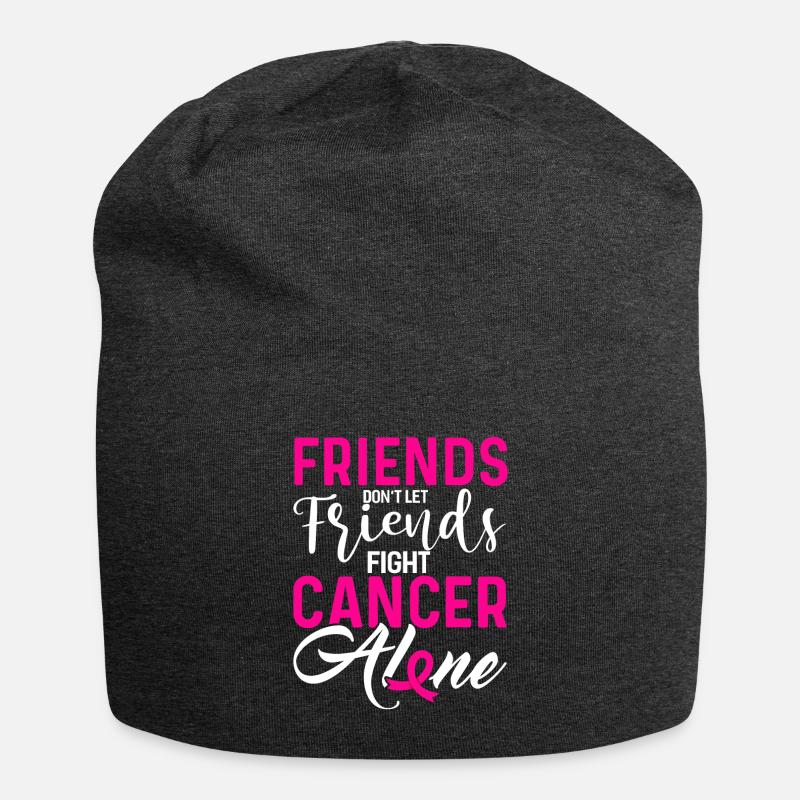 Krebs Chemotherapie Chemo Geschenk - Jersey-Beanie - Anthrazit