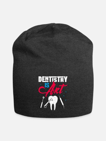 Zahnarzt - Jersey-Beanie - Anthrazit
