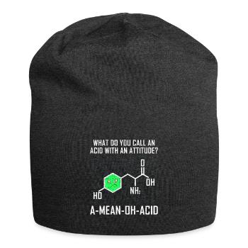 Chemie - Jersey-Beanie - Anthrazit - Vorne