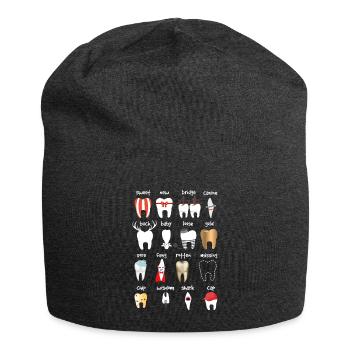 Zahnarzt - Jersey-Beanie - Anthrazit - Vorne