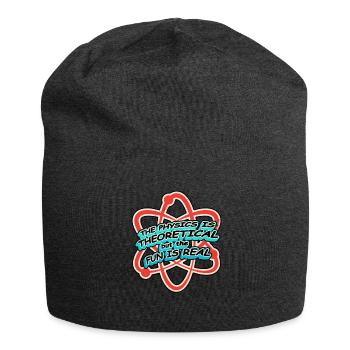 Physicien physicien - Bonnet en jersey - charbon - Devant