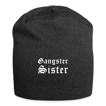 Gangster Sister - Bonnet en jersey - charbon - Devant