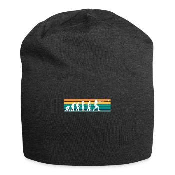 Vintage Retro Evolution Hammerwurf Shirt - Jersey-Beanie - Anthrazit - Vorne