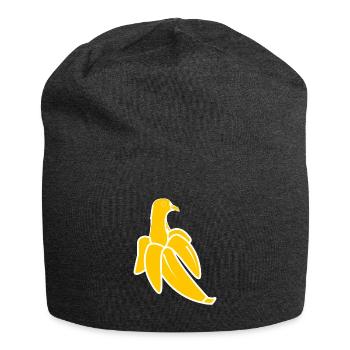 Pigeon Banana Shirt Cadeau - Bonnet en jersey - charbon - Devant