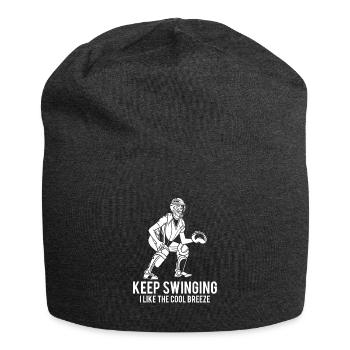 Keep Swinging I Like The Cool Breeze Shirt - Jersey-Beanie - Anthrazit - Vorne