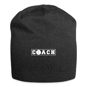 Baseball Coach Trainer Shirt Geschenk - Jersey-Beanie - Anthrazit - Vorne