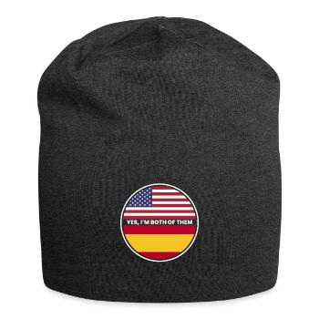 Yes, I´m Both Of Them Spanien USA - Jersey-Beanie - Anthrazit - Vorne
