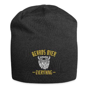 Beards Over Everything Shirt Cadeau - Bonnet en jersey - charbon - Devant