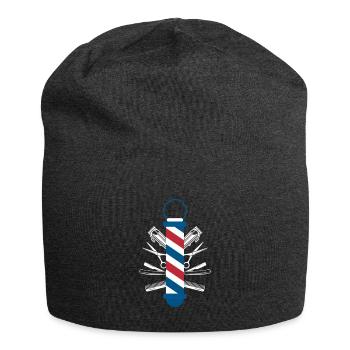 Barber Shirt Geschenk - Jersey-Beanie - Anthrazit - Vorne