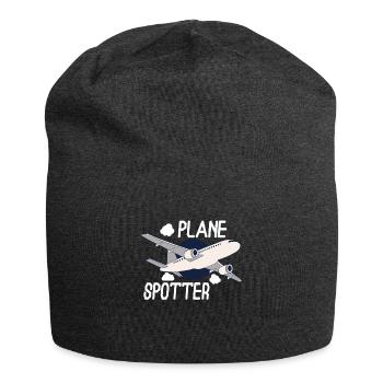 Aircraft Spotting Airplane Aircraft Spotter - Jersey-Beanie - Anthrazit - Vorne