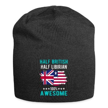 Halb Brite Halb Libyer - Jersey-Beanie - Anthrazit - Vorne