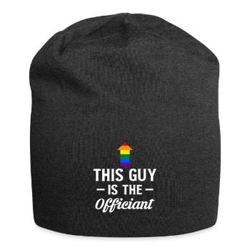Ce gars est l’officiel officiel du mariage LGBT - Bonnet en jersey - charbon - Devant