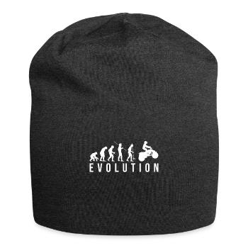 Evolution Quad Driver Shirt Gift - Jersey Beanie - charcoal grey - Front