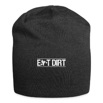 Eat Dirt Shirt Gift Quad Driver - Jersey Beanie - charcoal grey - Front