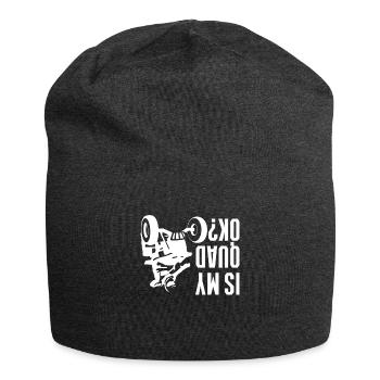 Is My Quad Okay? Quad Driver Shirt Gift - Jersey Beanie - charcoal grey - Front