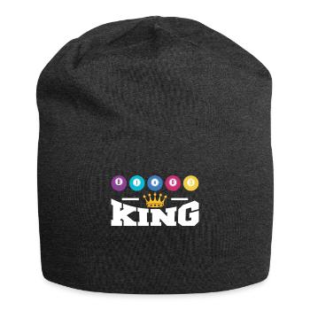 Bingo King Shirt Gift - Jersey Beanie - charcoal grey - Front