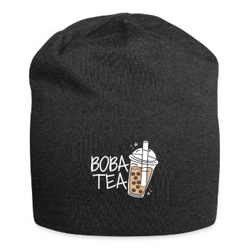 Boba Tea Shirt Gift Bubble Tea - Jersey Beanie - charcoal grey - Front