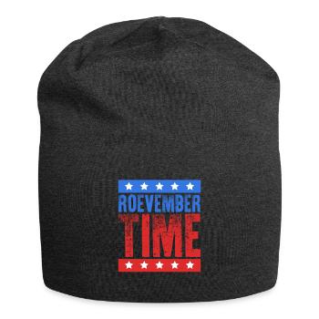 Roevember Time Shirt Cadeau USA Amérique Drapeau - Bonnet en jersey - charbon - Devant