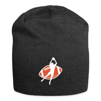 Football Wild Receiver Shirt - Jersey Beanie - charcoal grey - Front