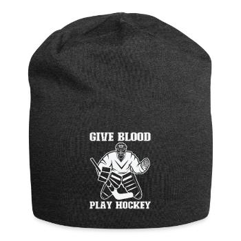 Eishockey-spieler Lustiger Eishockey-team-tormann - Jersey-Beanie - Anthrazit - Vorne