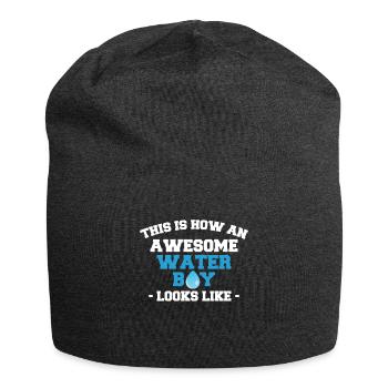 This Is How An Awesome Waterboy Looks Like - Jersey Beanie - charcoal grey - Front