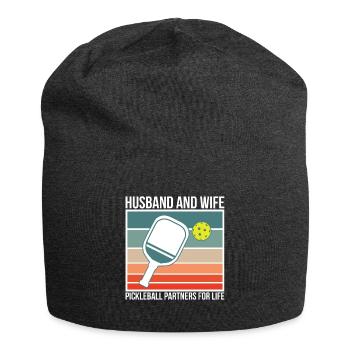 Husband And Wife Pickleball Partners For Life - Jersey-Beanie - Anthrazit - Vorne